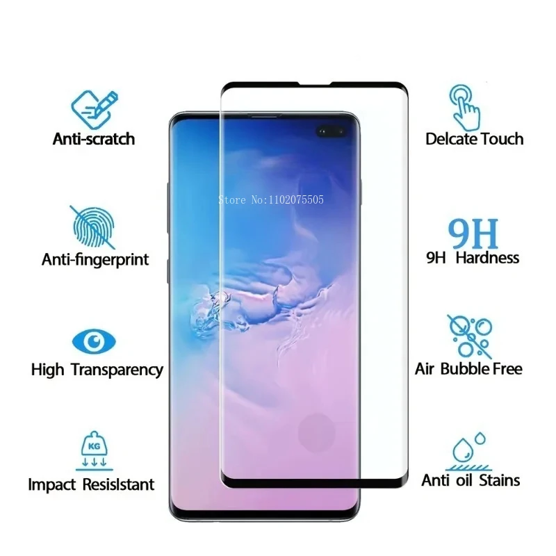 2Pcs HD Protective Glass For Samsung S23 S23+ S23 Ultra S22 S22+ S22 Ultra S21 Screen Protector For Samsung S21 S20 Plus Ultra 4