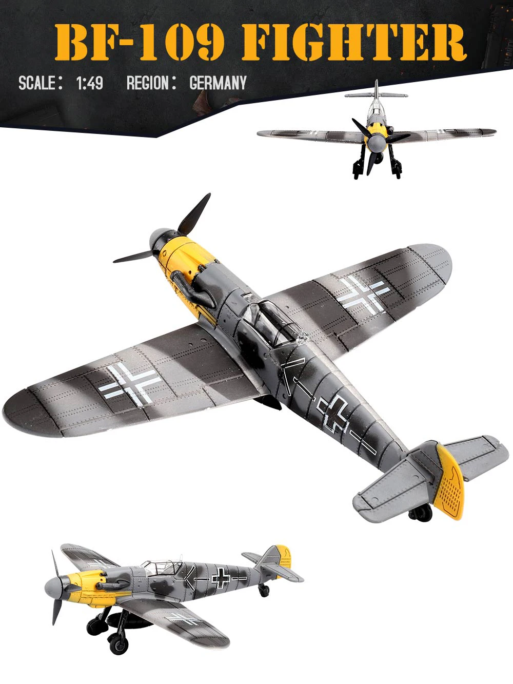 ViiKONDO Aircraft Toy Model Building Kit 1/49 WWII German
