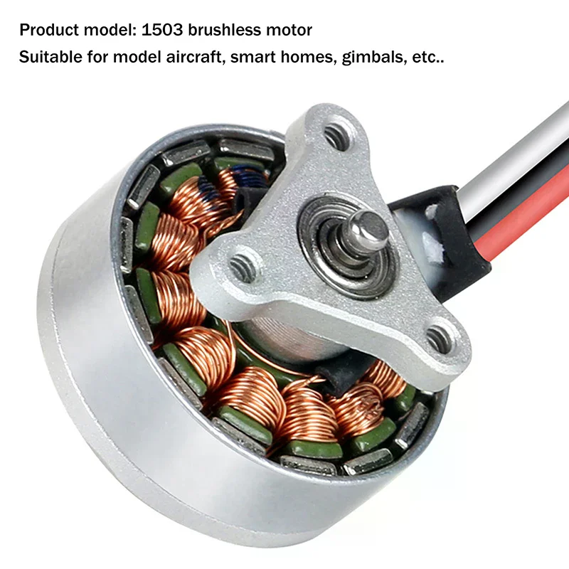 Moteur Brushless 1503 7.4V pour Drone RC Quadcopter