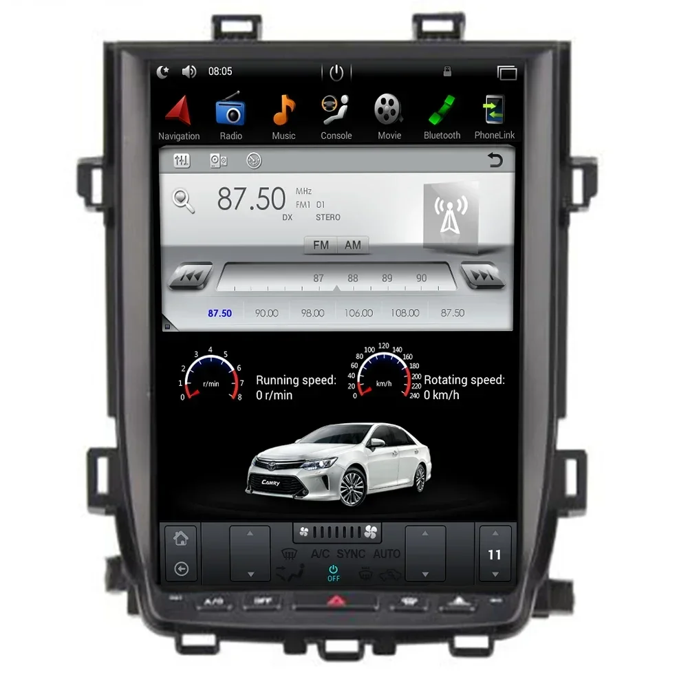 

Автомобильный мультимедийный плеер PX6, мультимедийный плеер на Android, с GPS, для Toyota Alphard ANH20, Elfa A20, Типоразмер 15 дюймов