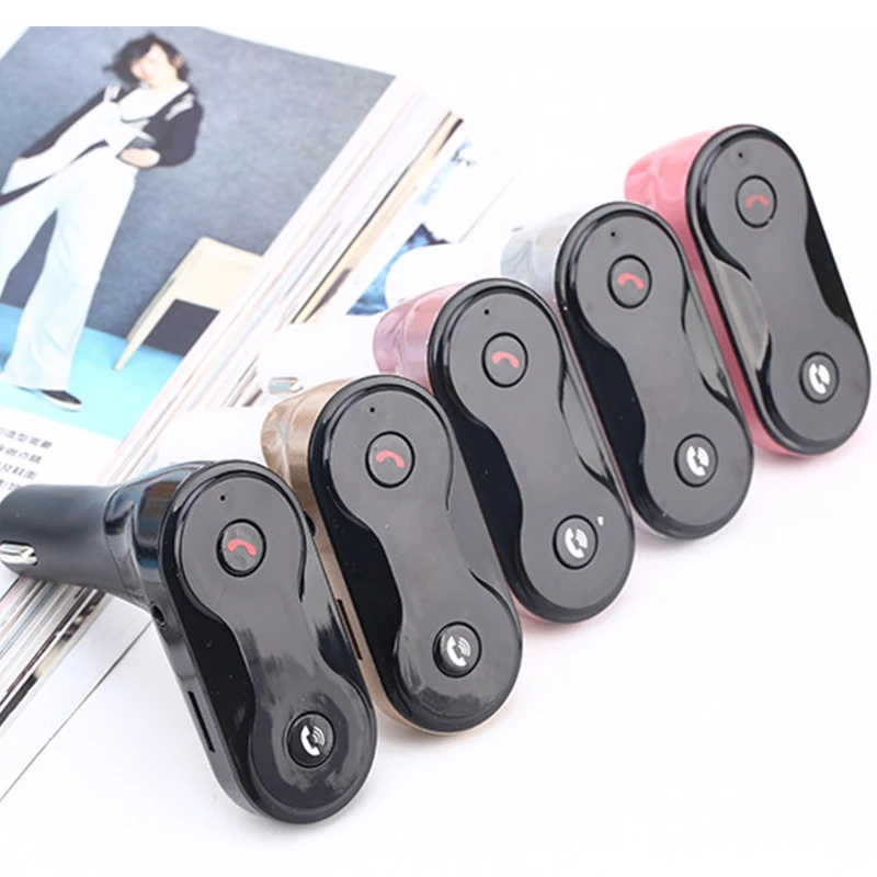 Автомобильный Mp3 Bluetooth громкой связи плеер FM передатчик светодиодный дисплей