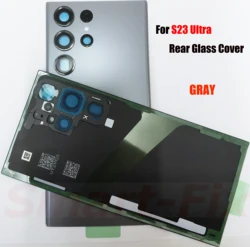 Premium Back Glass Cover for 5G Smartphones - Ultra Series (S23U Gray)