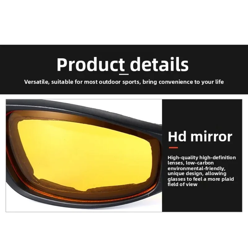Sports Riding Goggles - Windproof & Anti-Fog UV400 Protection for Bicycle Motorcycle Cycling,  Lens  with  Foam  Padding