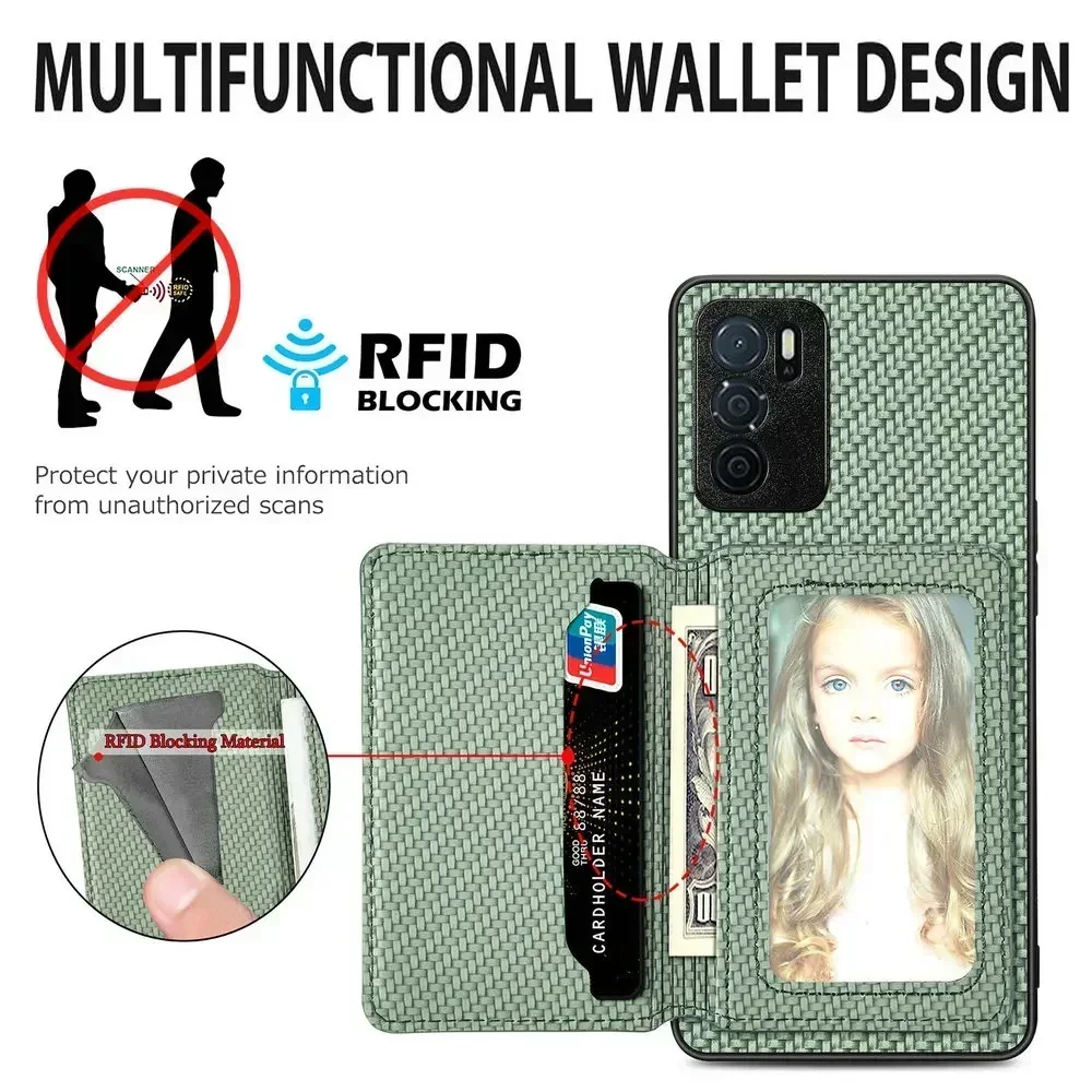 Leather Card Back Phone Case Cover - Premium Protective