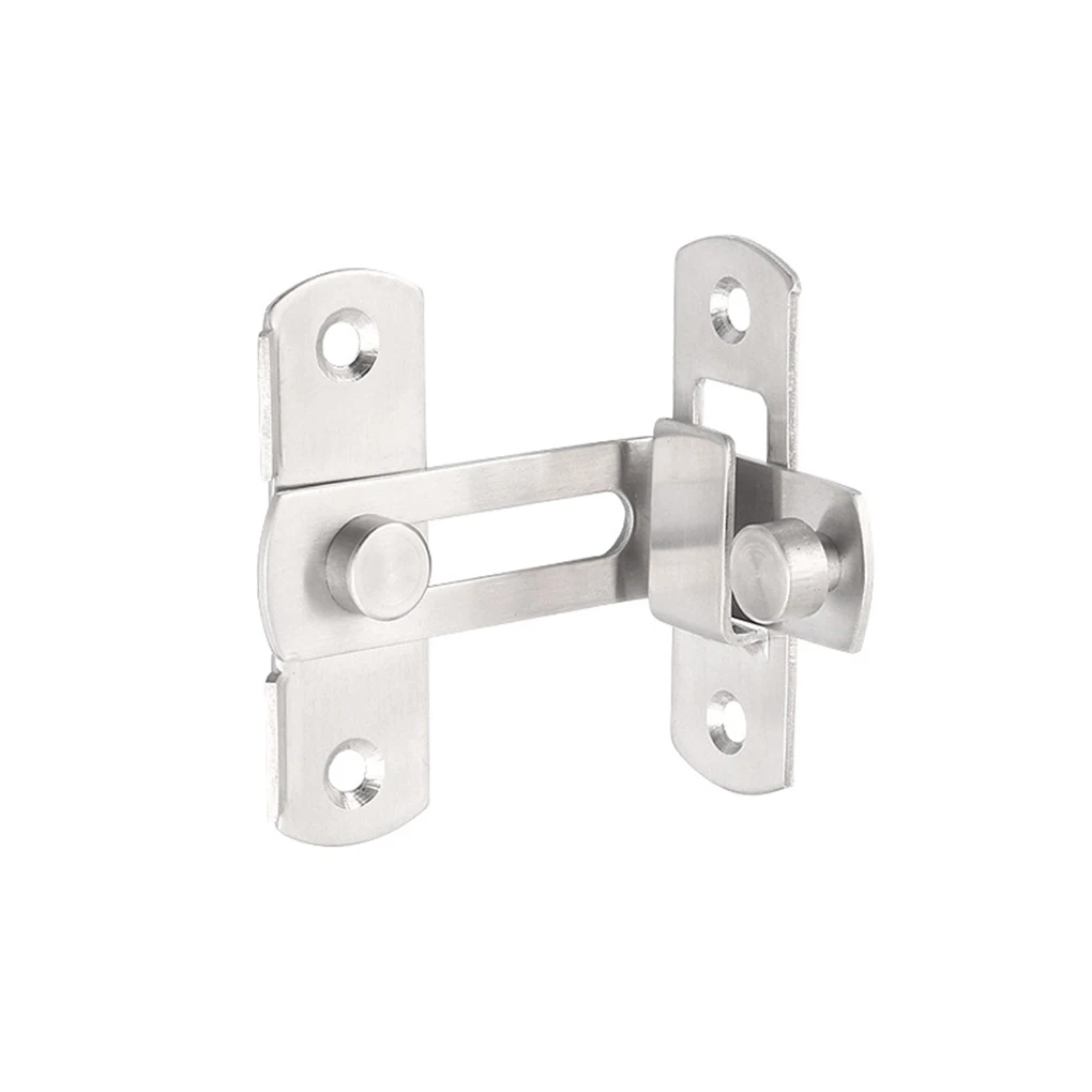 Flip Door Latch Stainless Steel Bolts Sliding Locker Security Chains
