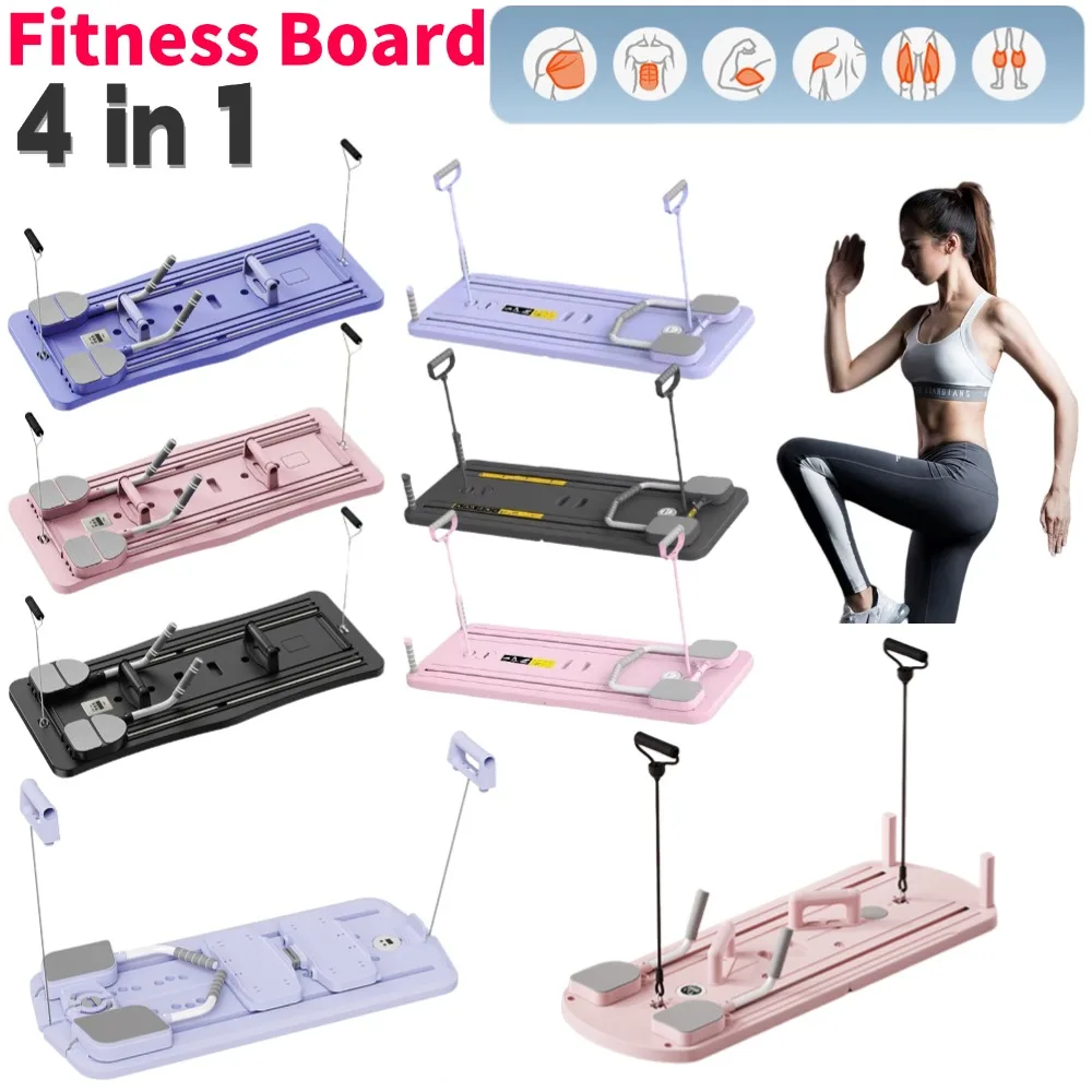 Abdominal Exercise Board Fitness Board Automatic Rebound Leg & Arm Toner Multifunctional Pilates Reformer Set Fitness Equipment abdominal fitness equipment