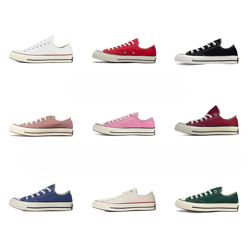 1970s Classic Low-top Canvas Shoe for Men and Women Couple Board Shoes