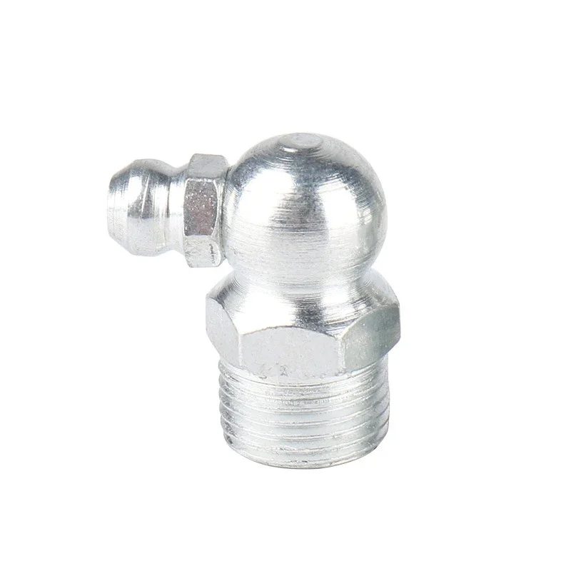 UNF 1/4"-28 1/8" 1/4" BSP NPT Male Straight Elbow 90 45 Degree Hydraulic Oil Zerk Grease Nipple Tube Pipe Fitting 10PCS