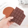 Chocolate Memo Pad Portable 80 Sheets Bitten Bistuits Note Book Paper Notepad Office School F7479 2