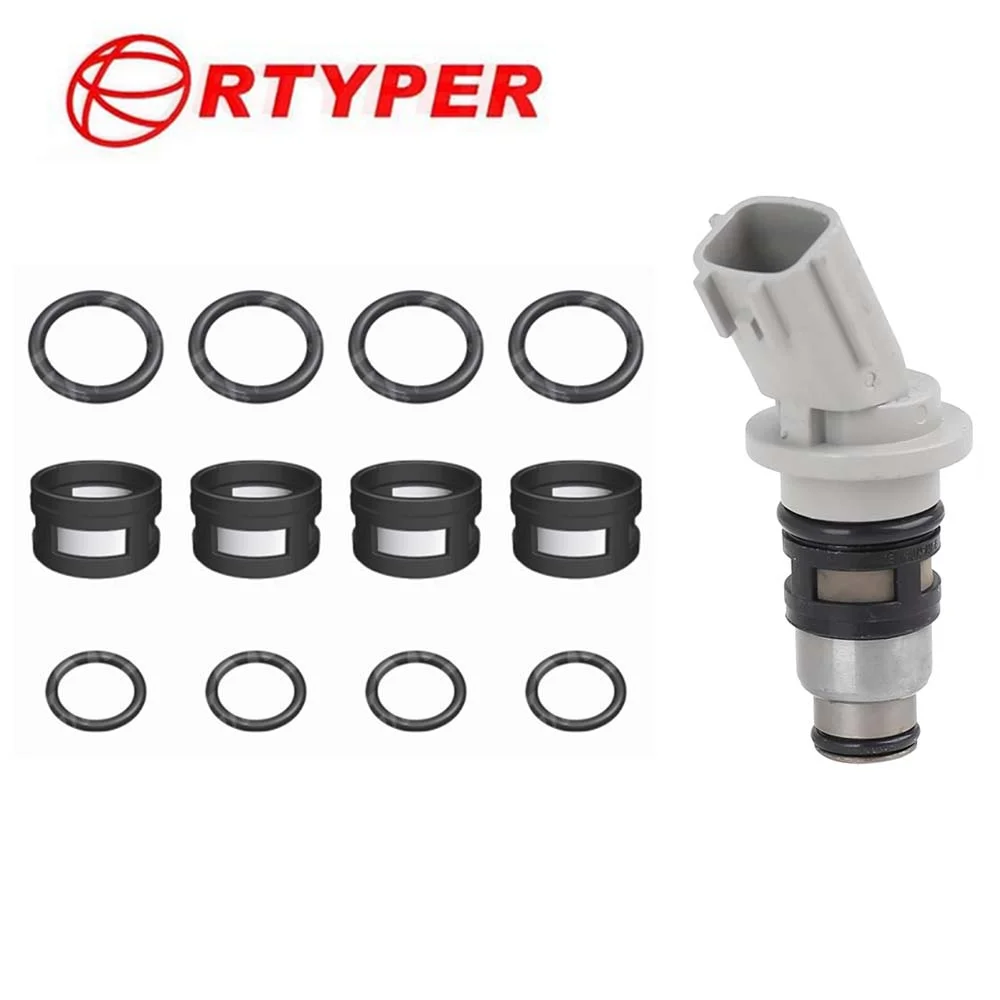 16600-93Y00 A46-H02 1660041B00 1660041B02 4 Sets Fuel Injector Repair Kits B13 GA16DE for Nissan March Micra K11 N15 Sunny