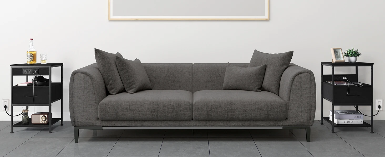 sofa side table with charging