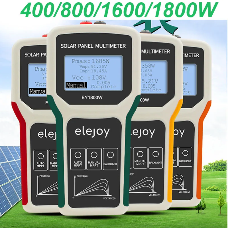 Solar Photovoltaic Panel Tester Multimeter Voltmeter Auto/Manual MPPT Detection Voltage Test Tool EY1800/EY1600W/EY800W/EL400B digital multimeter,multimeter tester,voltage detector tester,voltage meter tester,analog multimeter