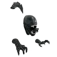 HOT Xenomorph Head Wall Art - 4Pcs/set Giant Alien Xenomoprh - Xenomorph Mask- Facehugger Mask - Towel Rack Hooks 2