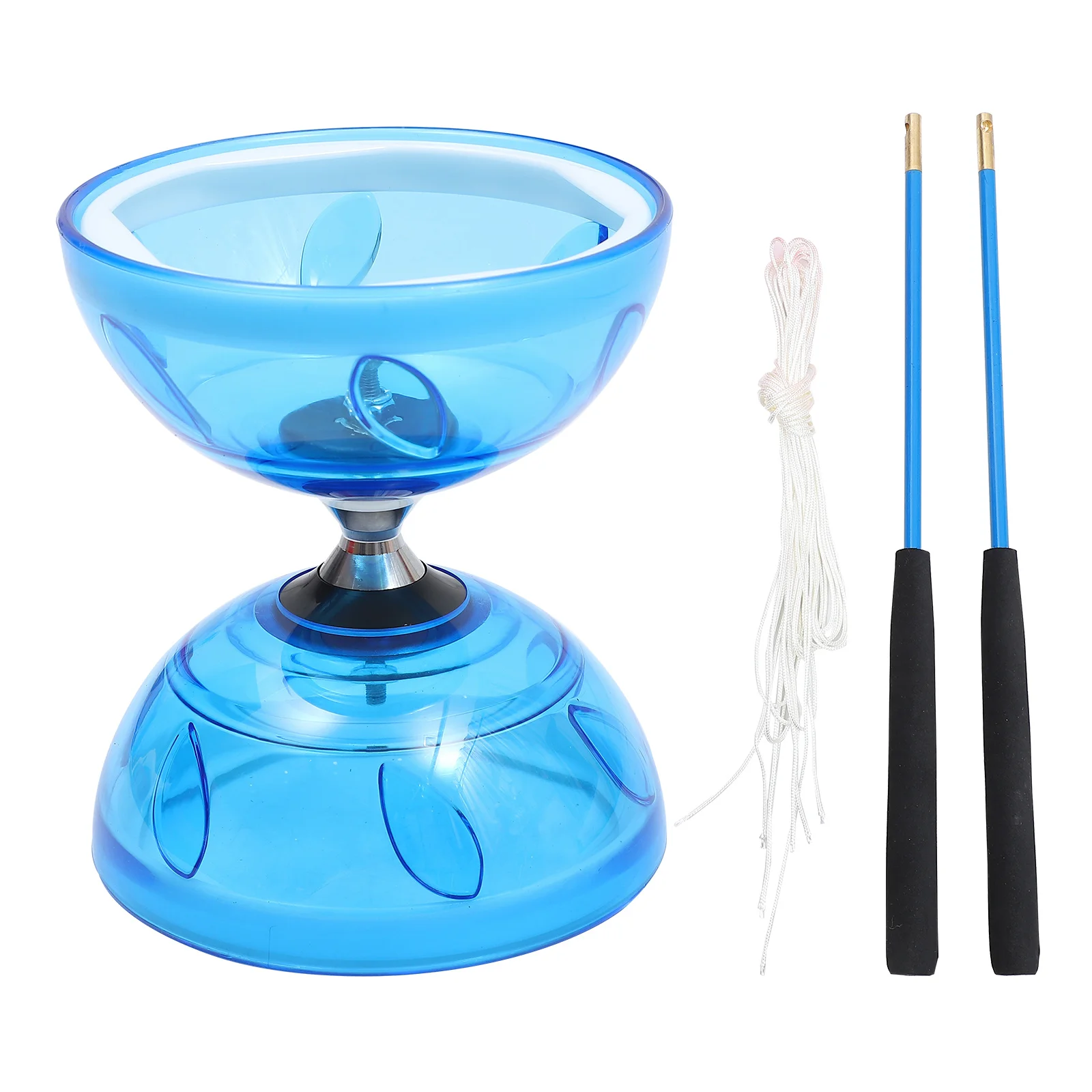 Double-headed Diabolo Fitness for The Elderly Juggling Toy Yoyo Professional Soft Rubber Toddler diabolo toy
