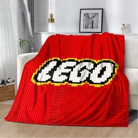 Blanket Large L-LEGO Designer Throw Blanket for Sofa Luxury Blankets Microfiber Bedding Home Interior Bed Blankets and Throws 1