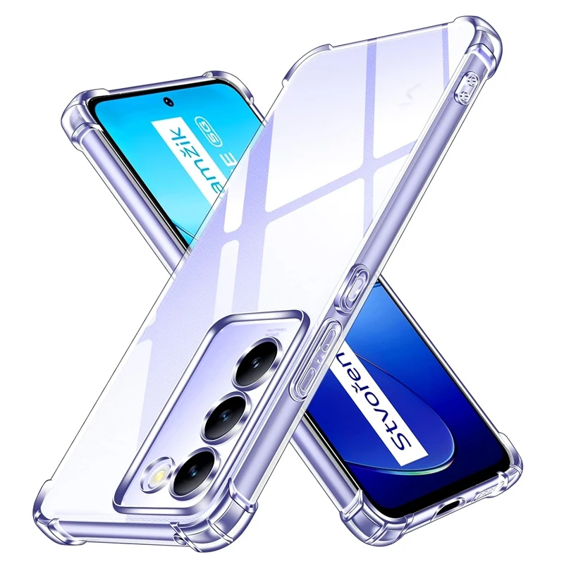 Custodia in TPU antiurto a quattro angoli per VIVO V40 SE V30 Lite 5G V30e V29 Pro V29 Custodia protettiva trasparente Capa Fundas Coque_voghion.com