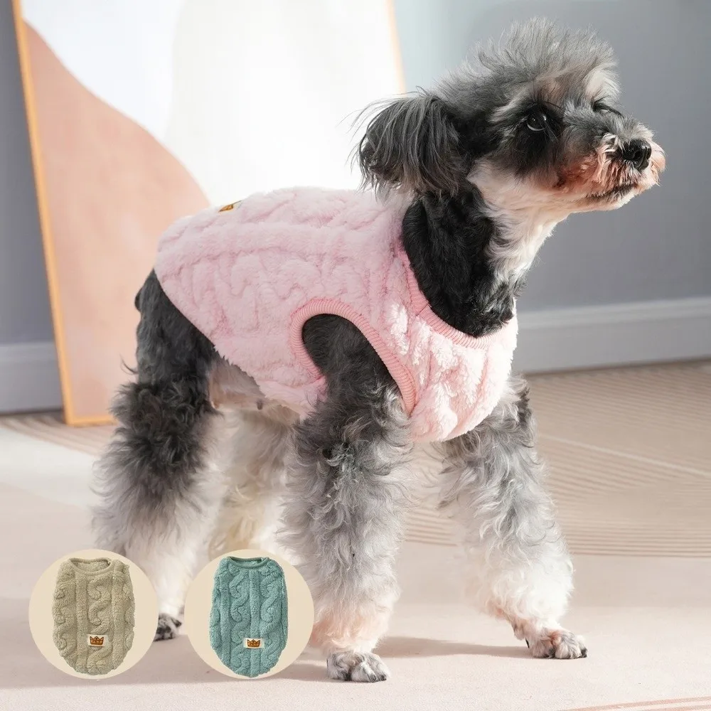 Fleece Cat Vest Warm Winter Pet Costume