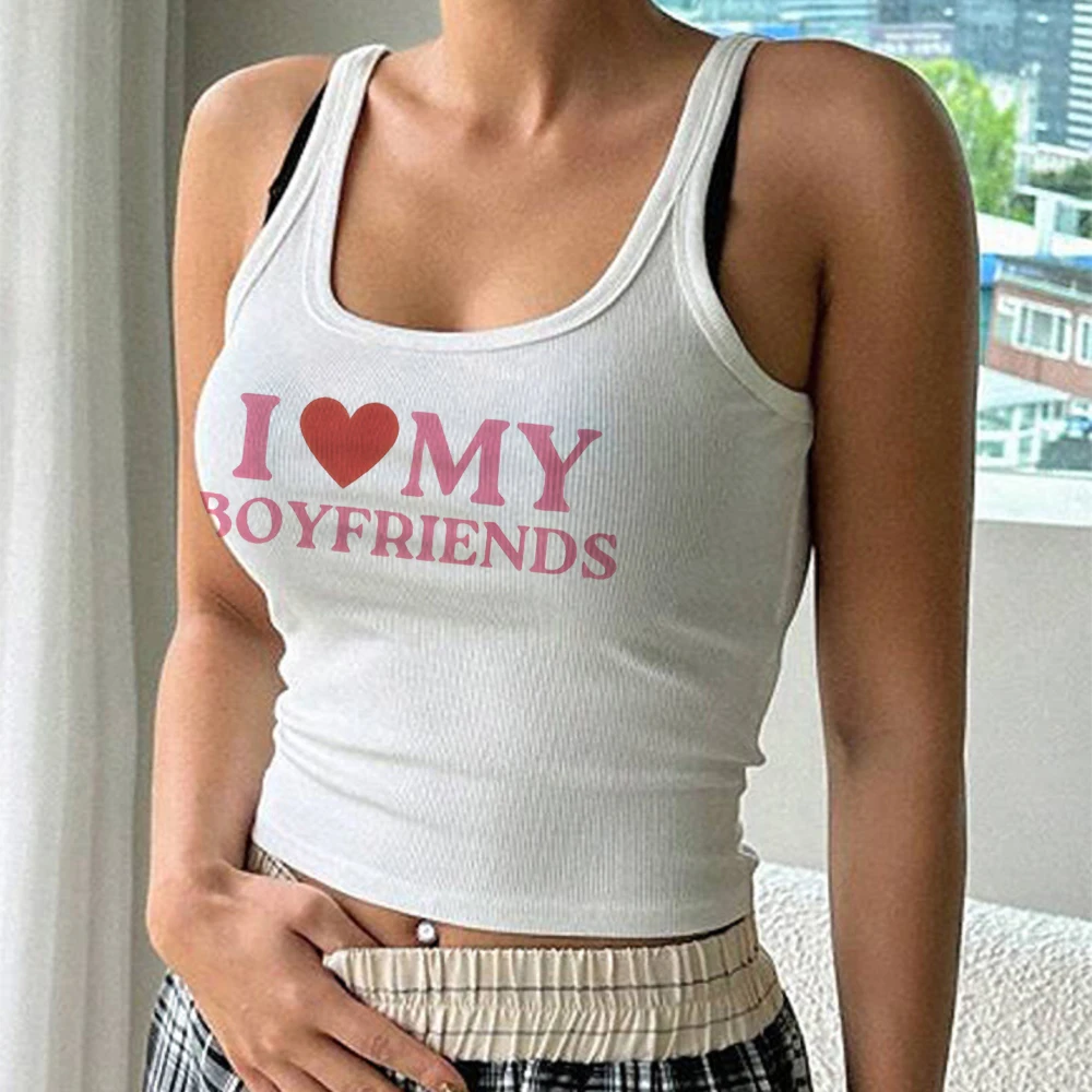 European and American style T-shirt summer new letter street trend short style women's wear