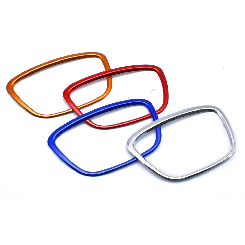 クローム 3D ステッカー ステアリング ホイール トリム エンブレム 装飾 フレーム カバー スパンコール ステッカー レッド〜シルバー AL-QQ-2660 AL クローム 3D ステッカー ステアリング ホイール トリム エンブレム