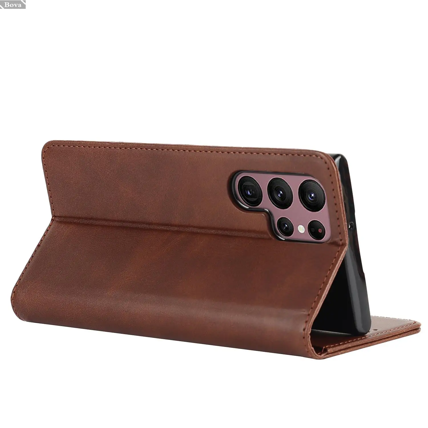 Leather Case for Samsung Galaxy S22+ S23+ Ultra 5G Holster Magnetic attraction Flip Cover Case Wallet Phone Bags Fundas Coque