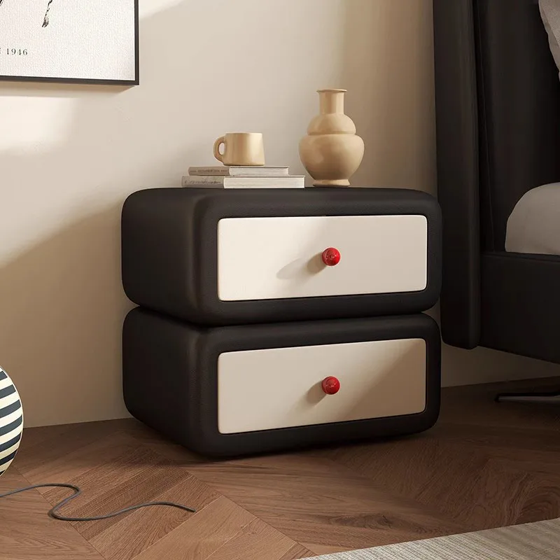 

Aesthetic Nordic Nightstand Modern Maximalist Luxury Bedside Nightstand Organizer Wood Armoires De Chambre Living Room Furniture