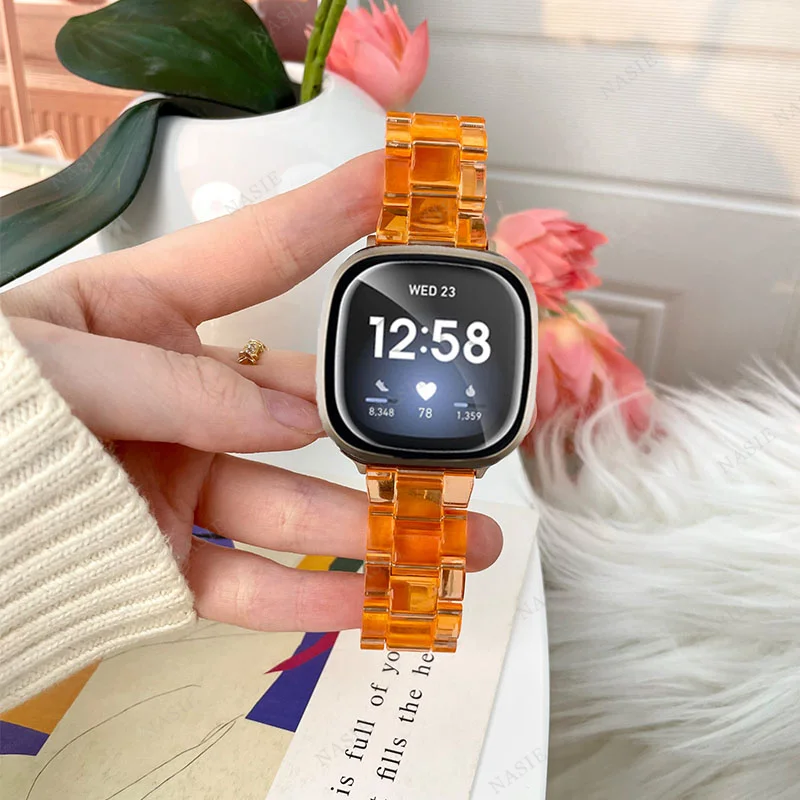 Colorful Transparent Resin Band - Elegant Bracelet