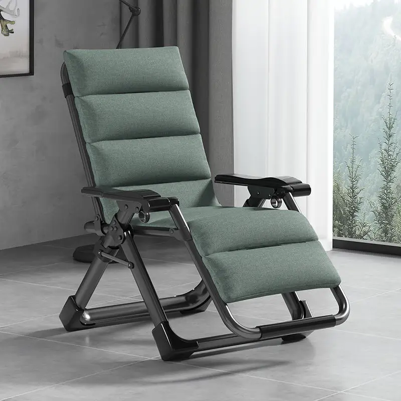 

Large comfortable lounge chair recliner for home balconies Reinforced folding loungers Multifunctional Adjustable