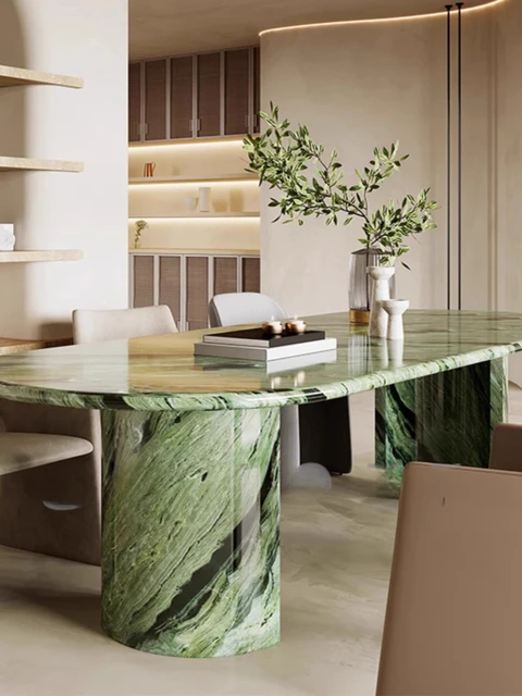 Verde Cylin Oval Table 4