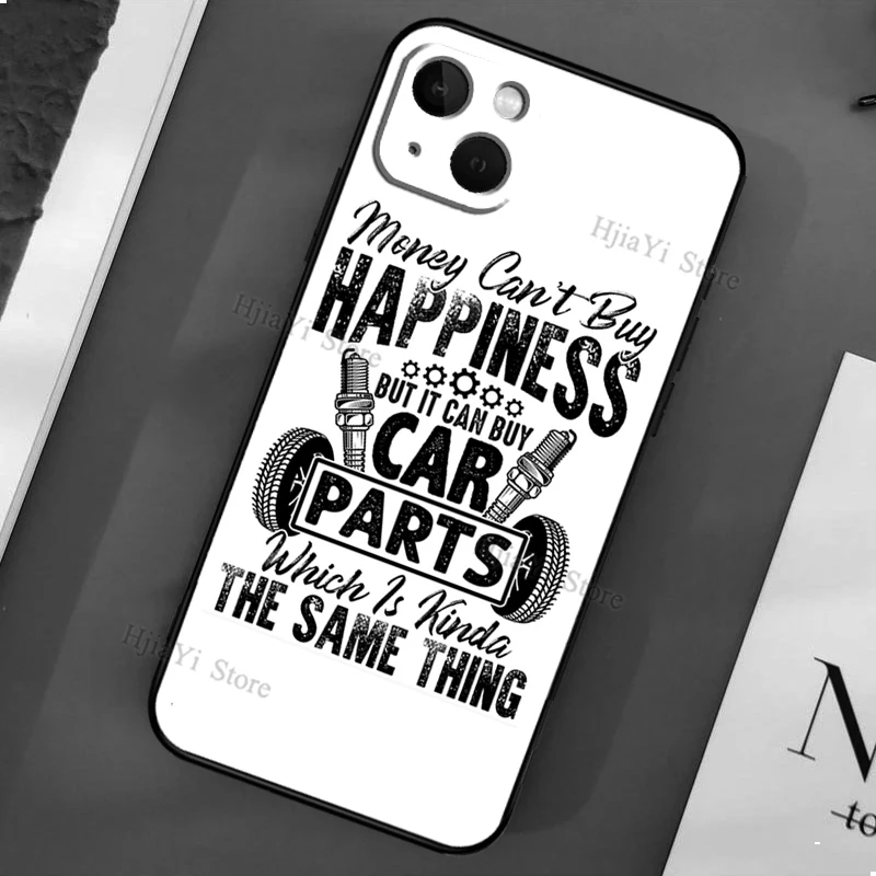 Car Parts Auto Mechanic Case For iPhone 13 12 Pro X XS XR Plus