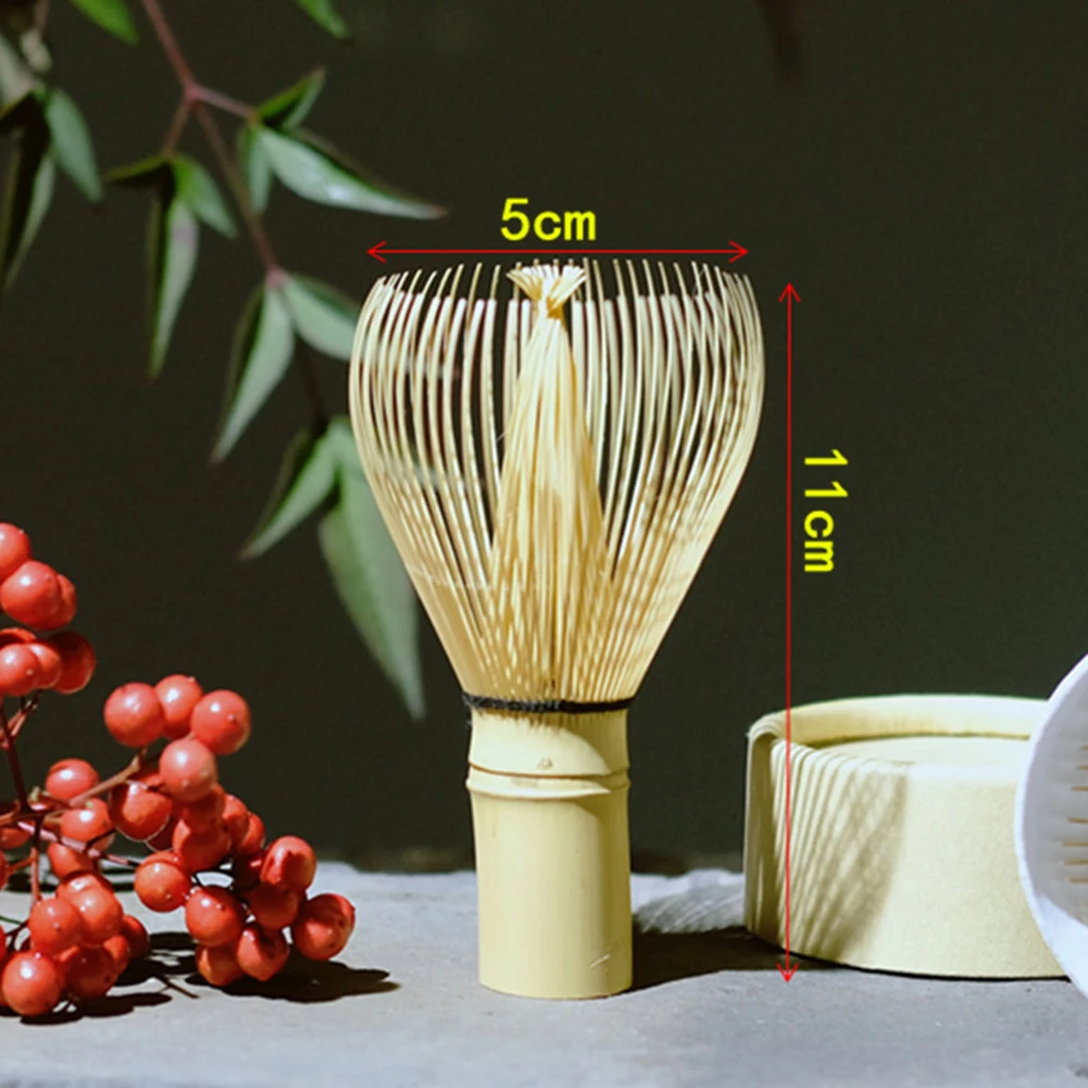 Tea Brush Teaware Japanese Ceremony Bamboo Chasen Kitchen Accessories Tranditional Wear Resistant Matcha Green Tea Powder Whisk