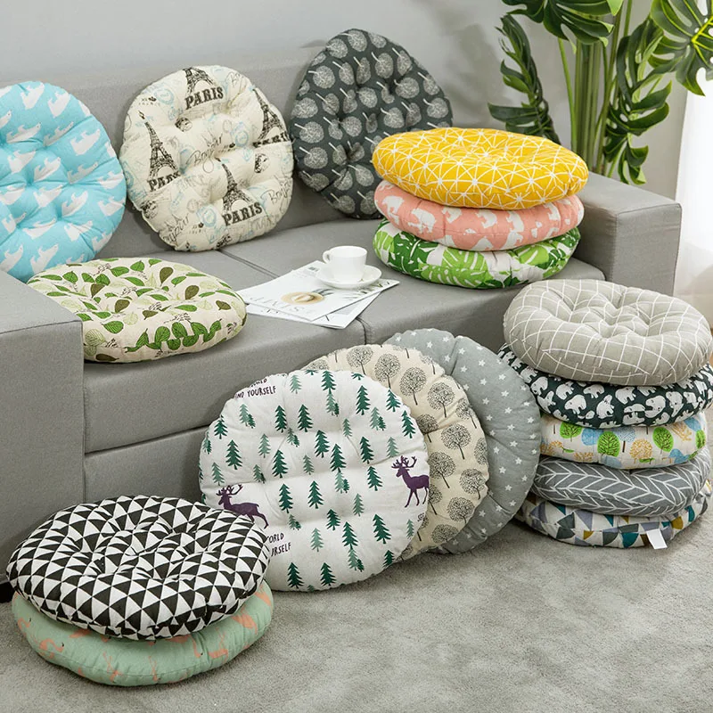 

Chair cushion cushion floor chair office round student winter thickened butt butt cushion home tatami stool