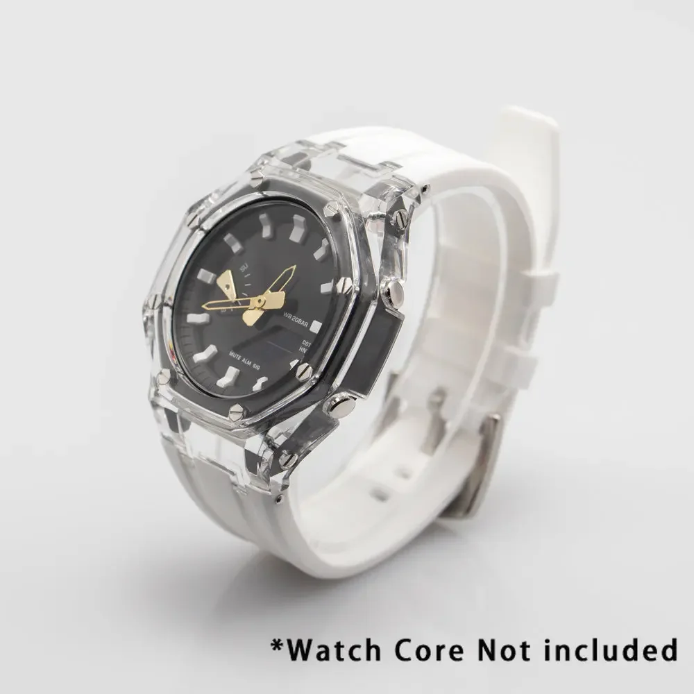 Enhanced Transparent Rubber Strap and Case Adapter