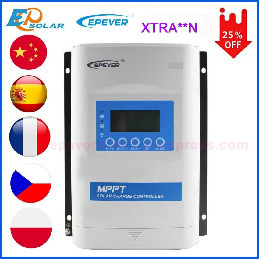 Epever Mppt Regolatore Di Carica Solare Xtran Per Auto 12V 24V Per Proteggere La Batteria