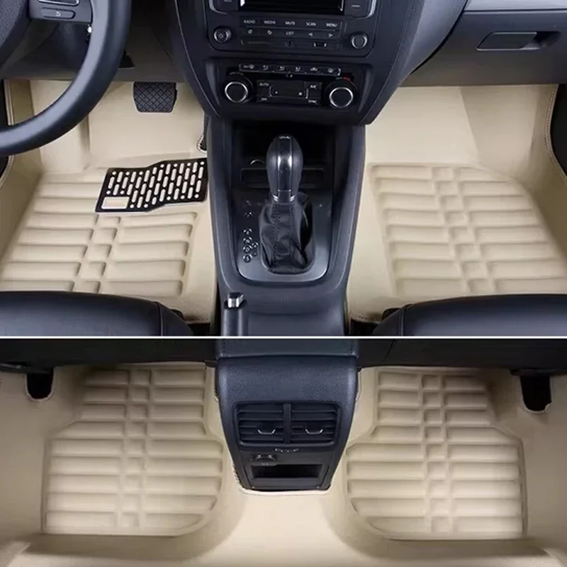 Tappetino per auto tappetino antiscivolo universale nuovo tappetino antiscivolo durevole in pelle PU per interni auto Accessori