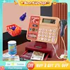 Scanning Cash Register Bills Coins Children's Food Simulation Supermarket Play House Game With Sound Lights Kids Toys Xmas Gifts 1