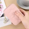 Women Lipstick Bag PU Leather Makeup Case Mini Purse Organizer Cosmetic Bag Mirror Lipstick Pocket Coin Wallet 2