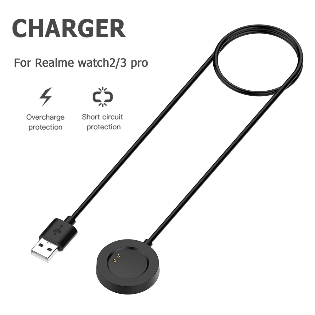 Realme Watch3 Pro/Watch2 Pro/Watch2  USB   ڵ ü Ʈ ġ ǰ,  ũ ڵ ׼, 5V