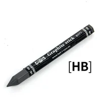 HB/2B/4B/6B Woodless Hexagonal Graphite Stick Pencil Bold Black Charcoal Art Student Sketch Painting Graphite Pen Art Supplies 6