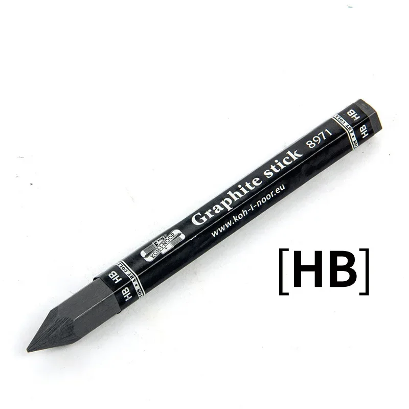 HB/2B/4B/6B Woodless Hexagonal Graphite Stick Pencil Bold Black Charcoal Art Student Sketch Painting Graphite Pen Art Supplies 6