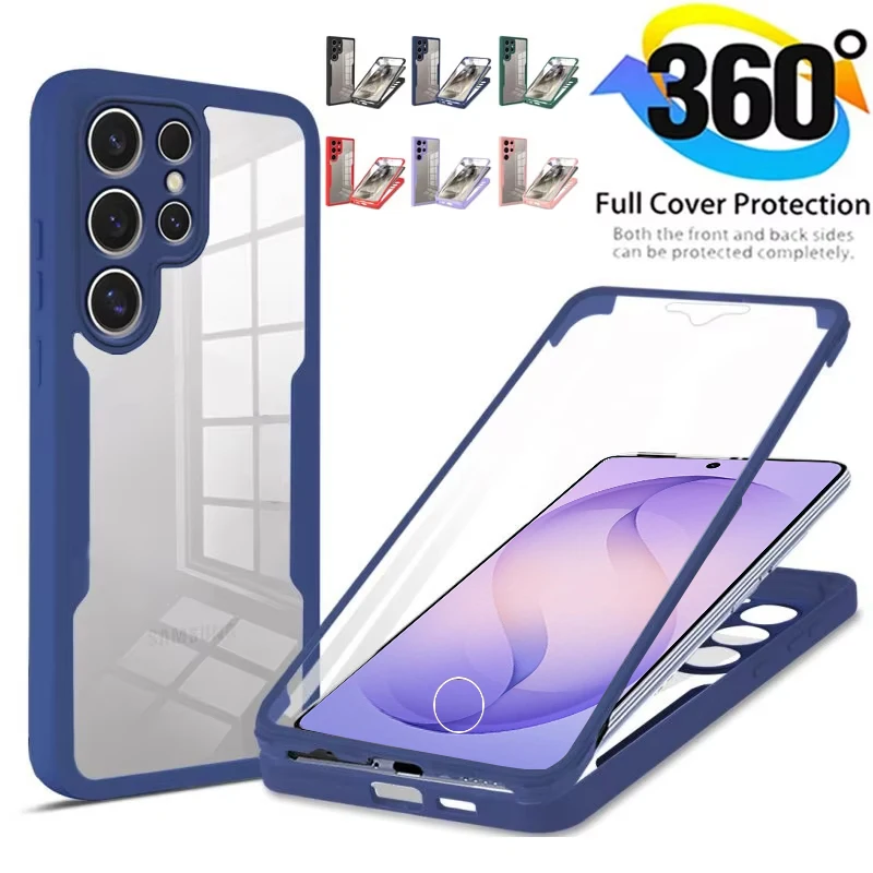 Premium Screen Protector Case - Ultra Durable Phone Cover for Samsung Galaxy Series
