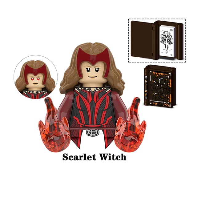 Disney Doctor Strange Scarlet Witch Moon Knight Wong Building Block Dormammu Hulk Ultron Carter Professor X Brick America Chaves O-XP442