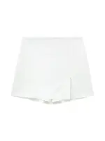 Women's Front Slit Shorts Skirts With Side Zipper, High Waist, Female Skort, Chic Fashion - Image 4