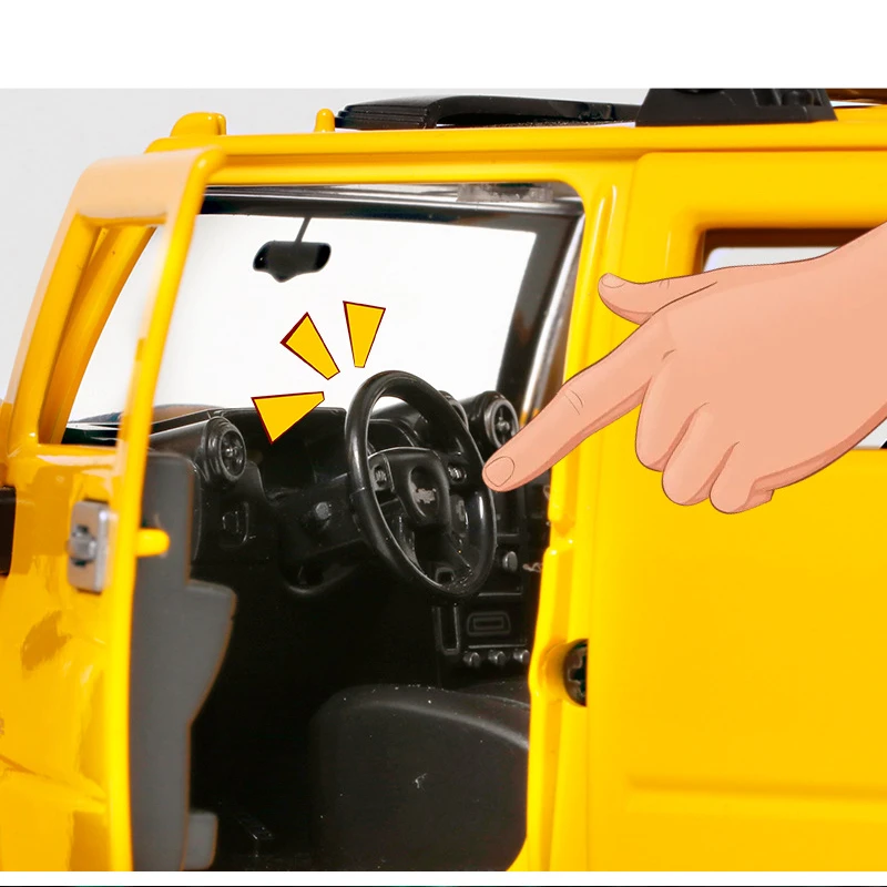 1/24 HUMMER H2 Alloy Car Model Diecasts & Toy Metal Off-road