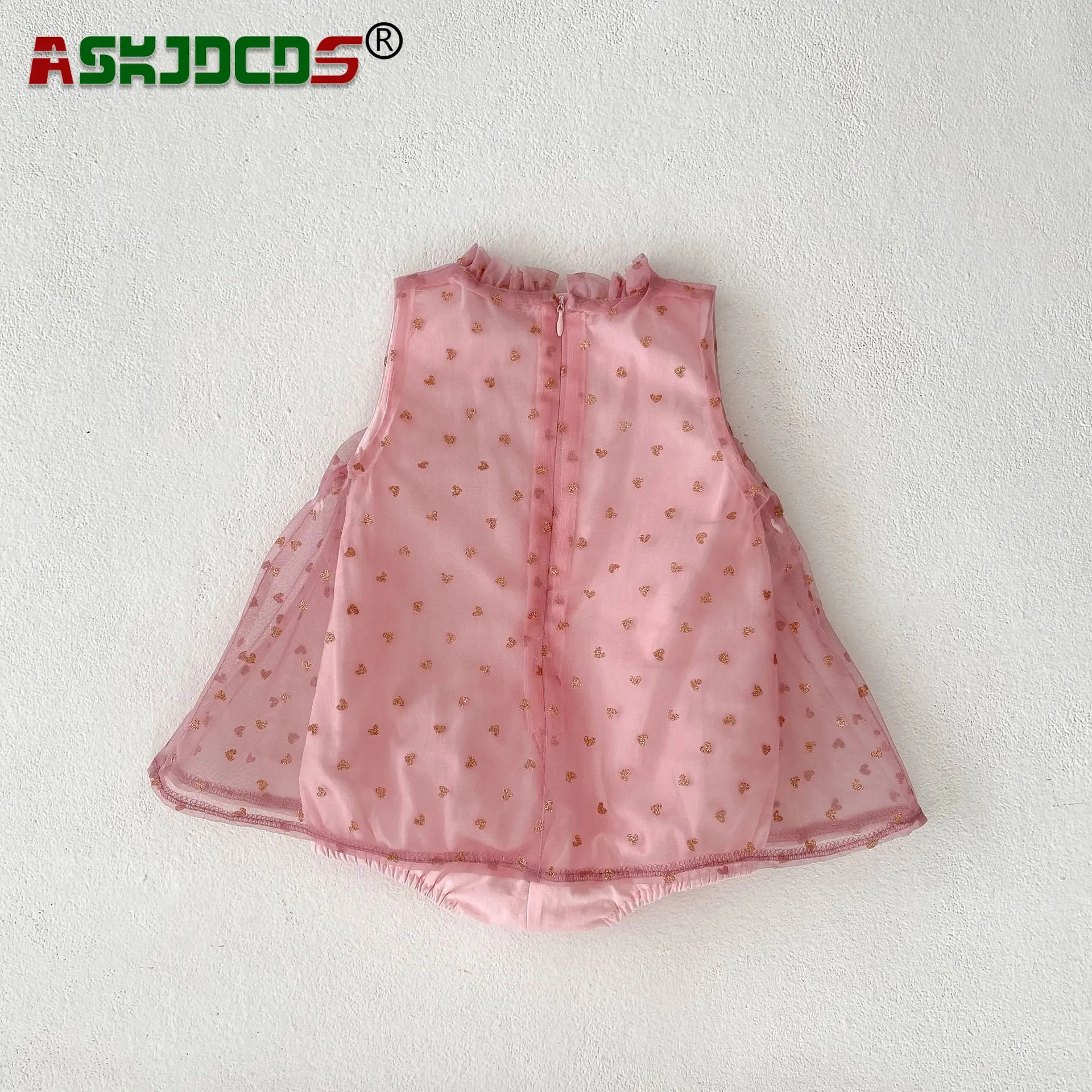 

New In Newborn One-pieces Bodysuits 유아복 Baby Girls Sleeveless Cotton Mesh Bow Ruched Outwear Infant Kids Jumpsuits Toddler