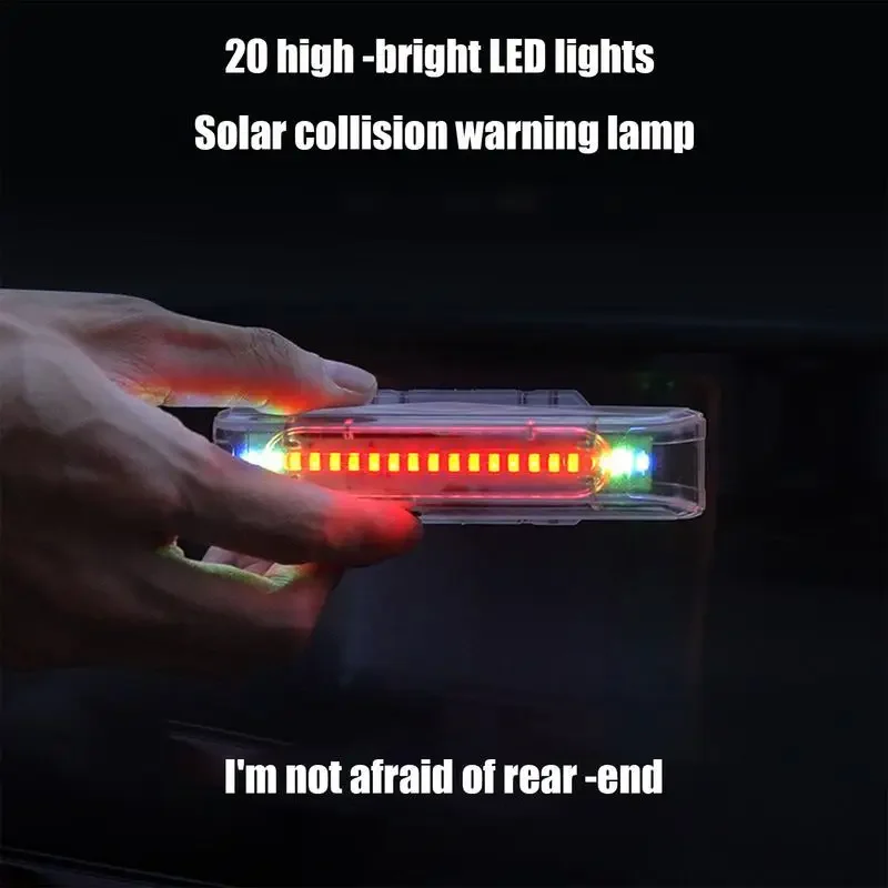 ไฟเตือนท้าย LED พลังงานแสงอาทิตย์ สำหรับรถบรรทุก