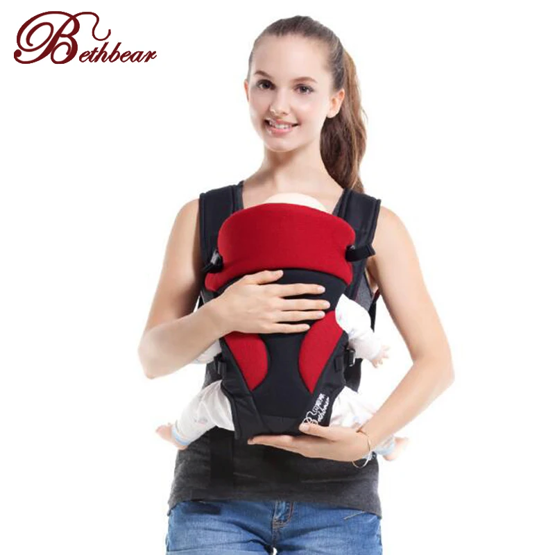 Bethbear 2-30 M Classical Durable Baby Carrier Comfort Baby Sling Fashion Mummy Child Sling Wrap Bag Infant Carrier 4