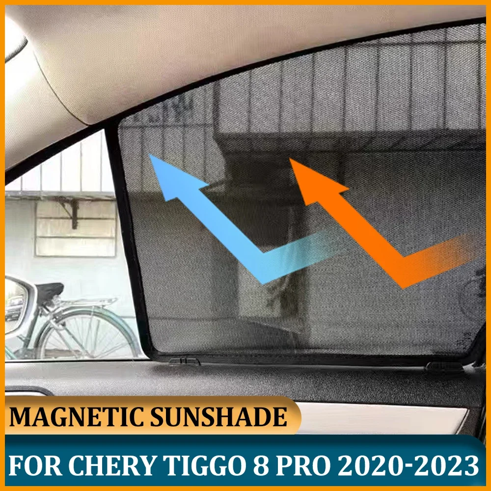 

Магнитный боковой солнцезащитный козырек для Chery Tiggo 8 PRO 2020 2021, детская оконная Штора для пассажирского автомобиля Chery Tiggo 8 PRO 2022 2023