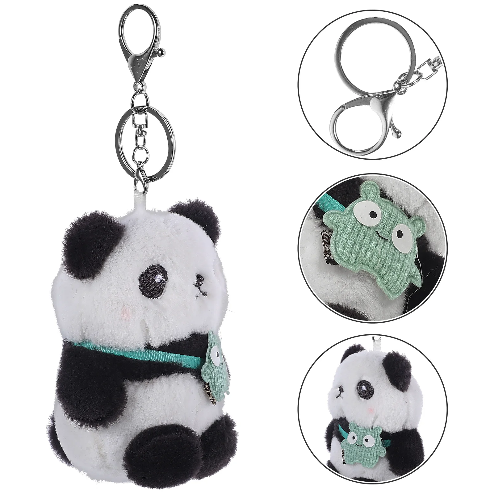 

Panda Keychain Gift for Christmas Stuffed Decorations Valentine Scrunchies Cartoon Pp Cotton Favor