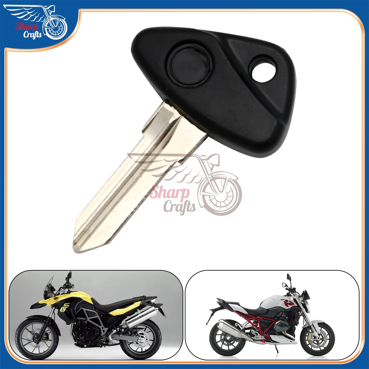 Motorcycle Blank Key Uncut Blade For BMW F650 F650GS F800 F800GS S1000RR R1150 R1200 R1200R R1200S R1200GS ST RT K1200R K1300GT motorcycle keys
