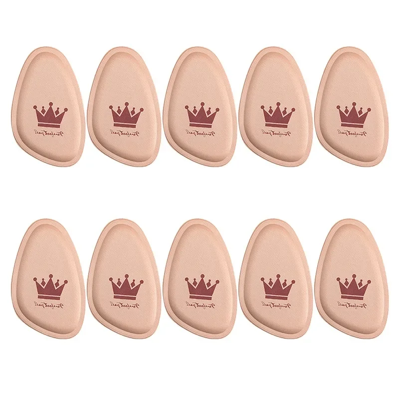Soft Elastic Forefoot Pad High Heels Leather Shoe Sweat Absorbing Insert Anti Slip Half Insoles Strong Shock Absorption Shoe Pad